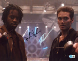 Kadeem Hardison & Mark Dacascos Drive Authentic Signed 11x14 Photo BAS #BT67815