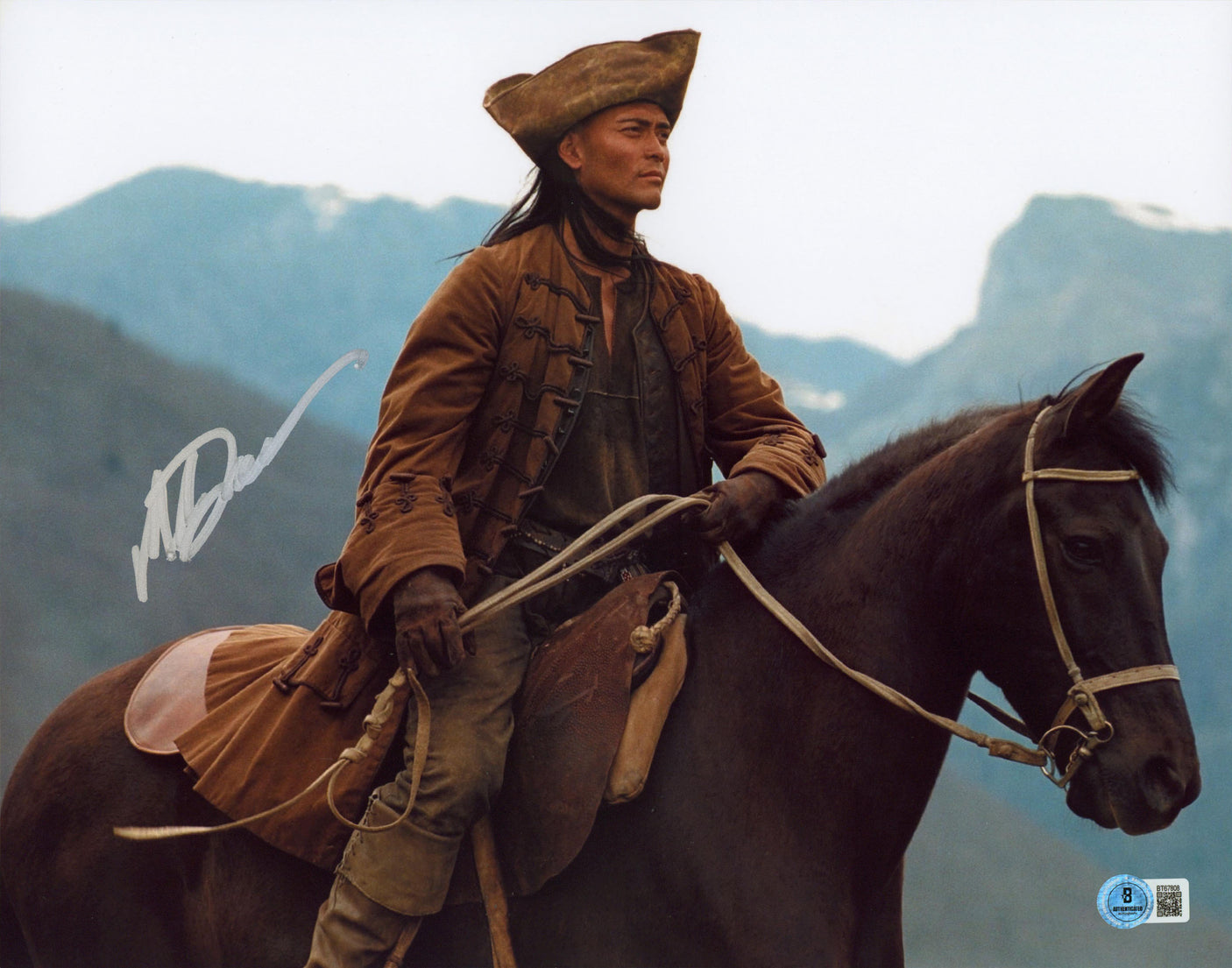 Mark Dacascos Brotherhood Of The Wolf Authentic Signed 11x14 Photo BAS #BT67808