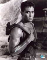 Mark Dacascos Only The Strong Authentic Signed 11x14 Vertical Photo BAS #BT67805
