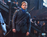 Taron Egerton Robin Hood Authentic Signed 11x14 Horizontal Photo BAS #BT67801