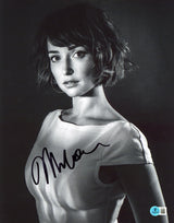 Milana Vayntrub AT&T Actress Authentic Signed 11x14 Vertical Photo BAS #BT67800