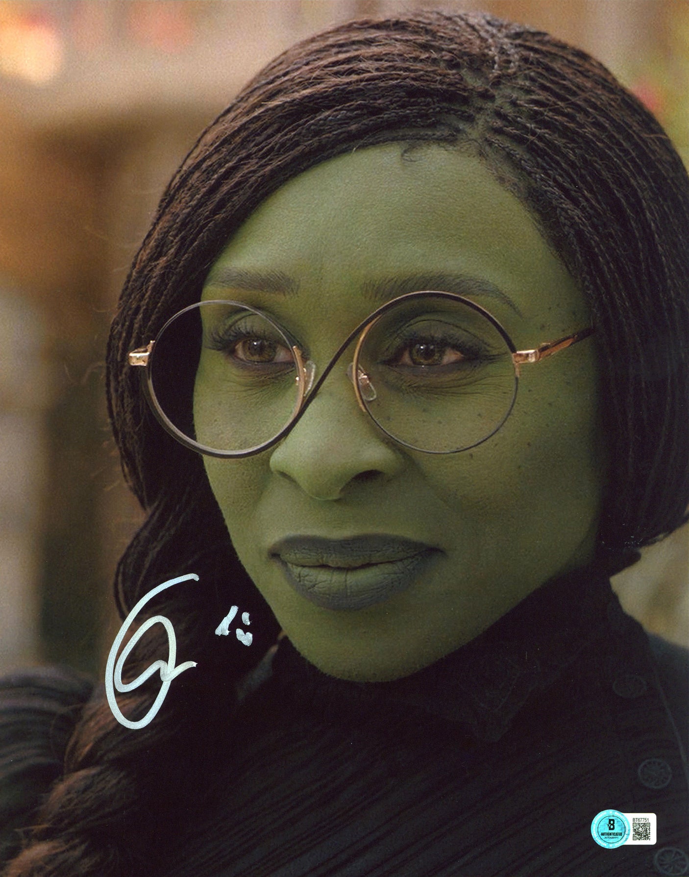 Cynthia Erivo Wicked Authentic Signed 11x14 Vertical Photo BAS #BT67751