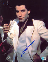 John Travolta Saturday Night Fever Authentic Signed 11x14 Photo BAS #BT67704