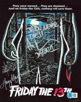 Ari Lehman & Harry Manfredini Friday The 13th Signed 8x10 Photo w/ Sketch BAS 2