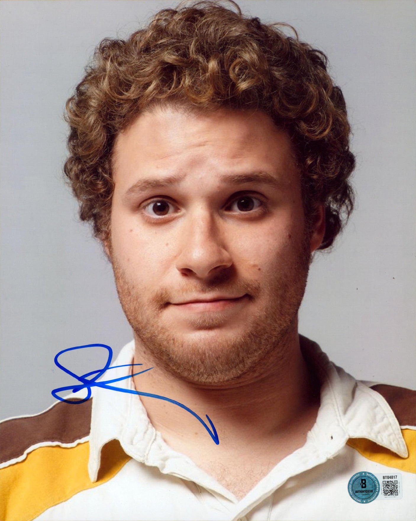 Seth Rogen Pineapple Express Authentic Signed 8x10 Vertical Photo BAS #BT04817