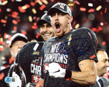 49ers George Kittle Authentic Signed 8x10 Horizontal Photo BAS #BT67877