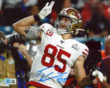 49ers George Kittle Authentic Signed 8x10 Horizontal Photo BAS #BT67878