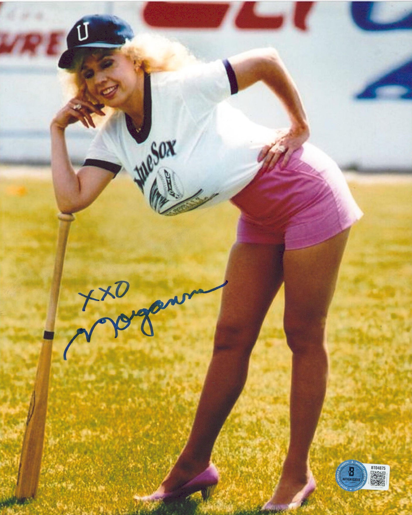 Morganna Roberts "XXO" Authentic Signed 8x10 Vertical Photo BAS #BT04875