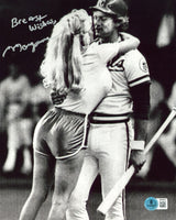 Morganna Roberts "Breast Wishes" Authentic Signed 8x10 Vertical Photo BAS 1