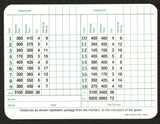 Charles Coody Signed 3.25x4.75 Masters Augusta National Scorecard BAS #BT03550