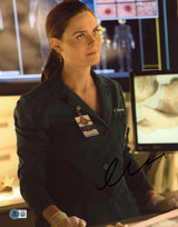 Emily Deschanel Bones Authentic Signed 11x14 Vertical Photo BAS #BT03408