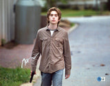 Austin Abrams The Walking Dead Authentic Signed 11x14 Photo BAS #BT03359