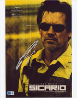 Josh Brolin Sicario Authentic Signed 11x14 Vertical Photo BAS #BT03392