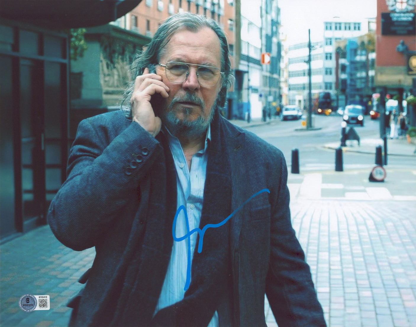 Gary Oldman Slow Horses Authentic Signed 11x14 Horizontal Photo BAS #BT03410