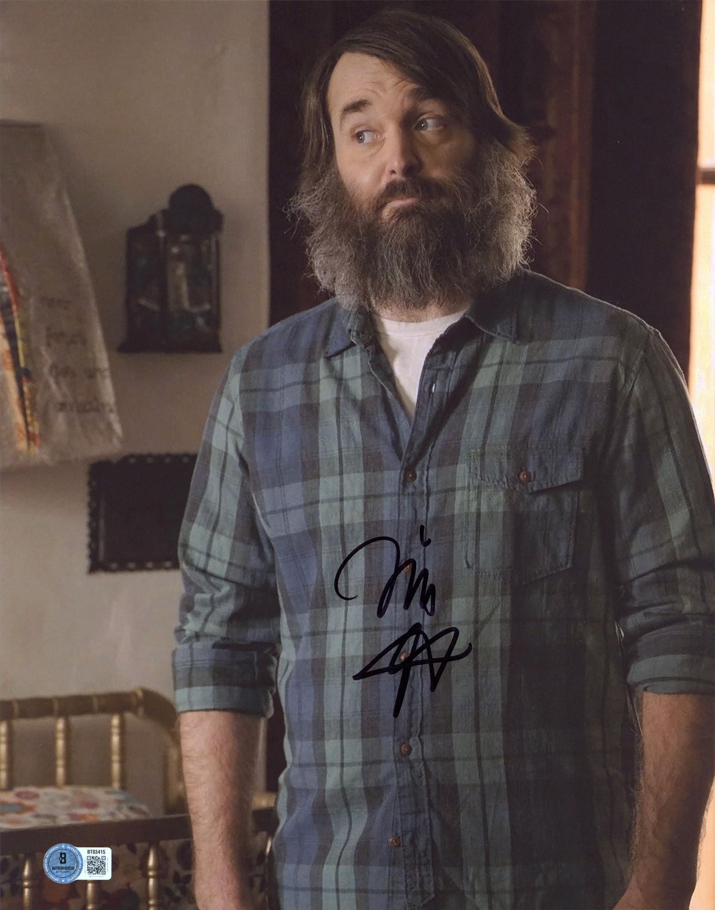Will Forte The Last Man On Earth Authentic Signed 11x14 Photo BAS #BT03415