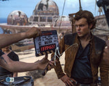 Alden Ehrenreich Solo A Star Wars Story Authentic Signed 11x14 Photo BAS BT03456