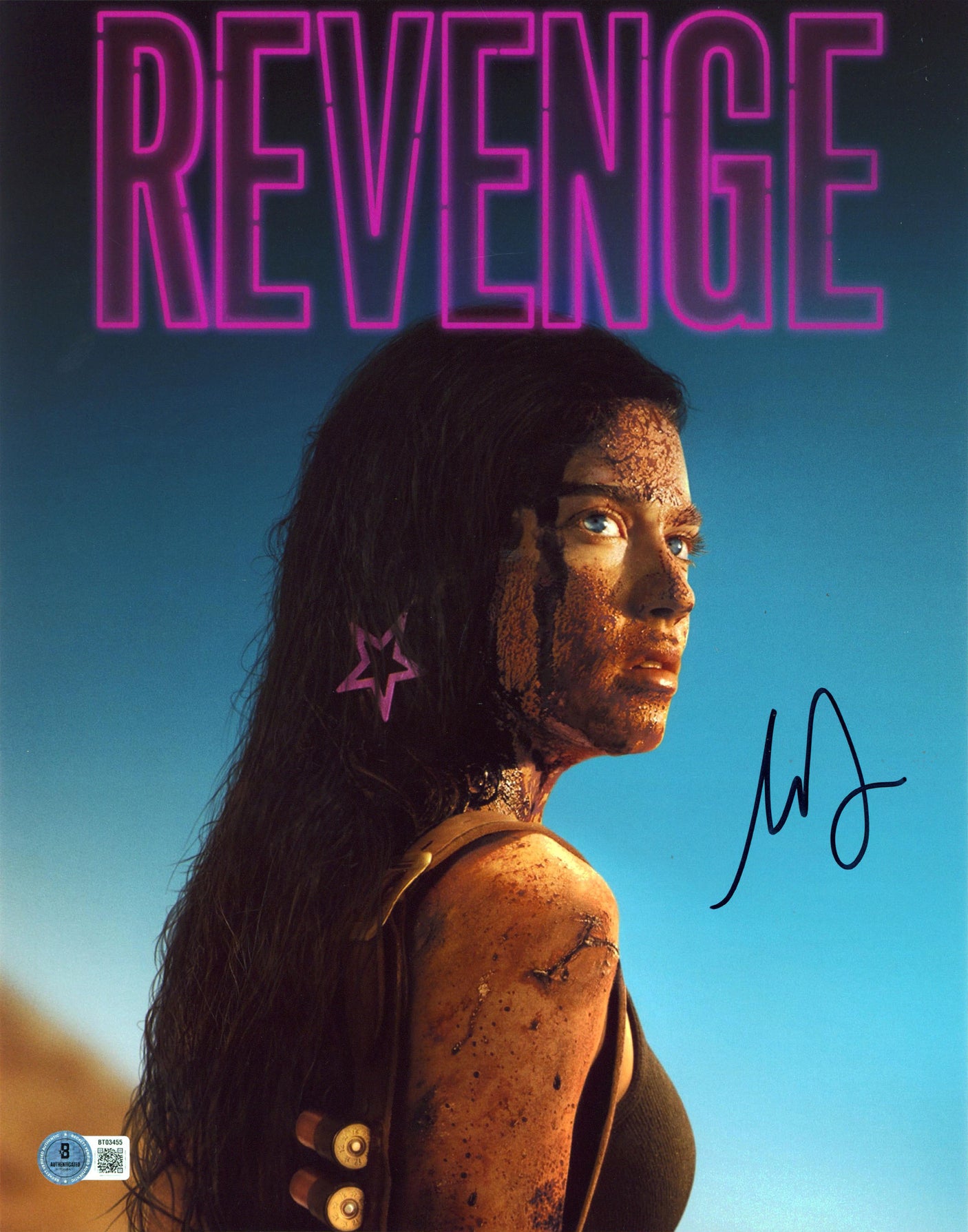 Matilda Lutz Revenge Authentic Signed 11x14 Vertical Photo BAS #BT03455