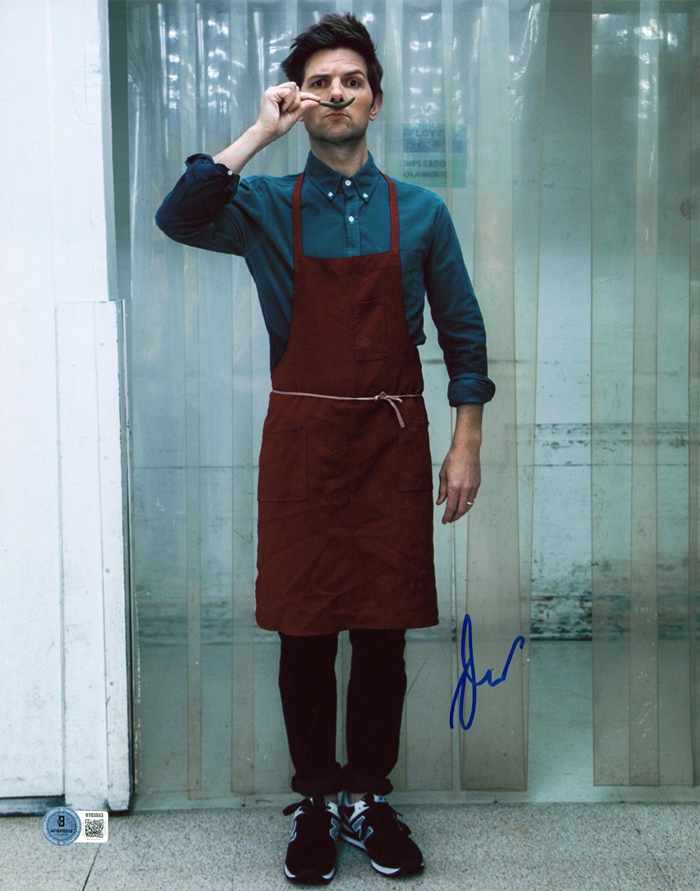 Adam Scott Big Little Lies Authentic Signed 11x14 Vertical Photo BAS #BT03553