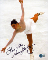 Nancy Kerrigan "Best Wishes" Authentic Signed 8x10 Vertical Photo BAS #BT04708