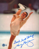 Nancy Kerrigan "Good Luck Always!" Authentic Signed 8x10 Photo BAS #BT04712