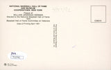 Cubs Billy Herman Authentic Signed 3.5x5.5 HOF Plaque Postcard JSA #T12742
