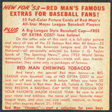 Dodgers Roy Campanella 1953 Red Man's All Star Series Trading Card No Tab