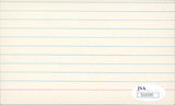 Bears Red Grange "Best Wishes" Authentic Signed 3x5 Index Card JSA #S16595