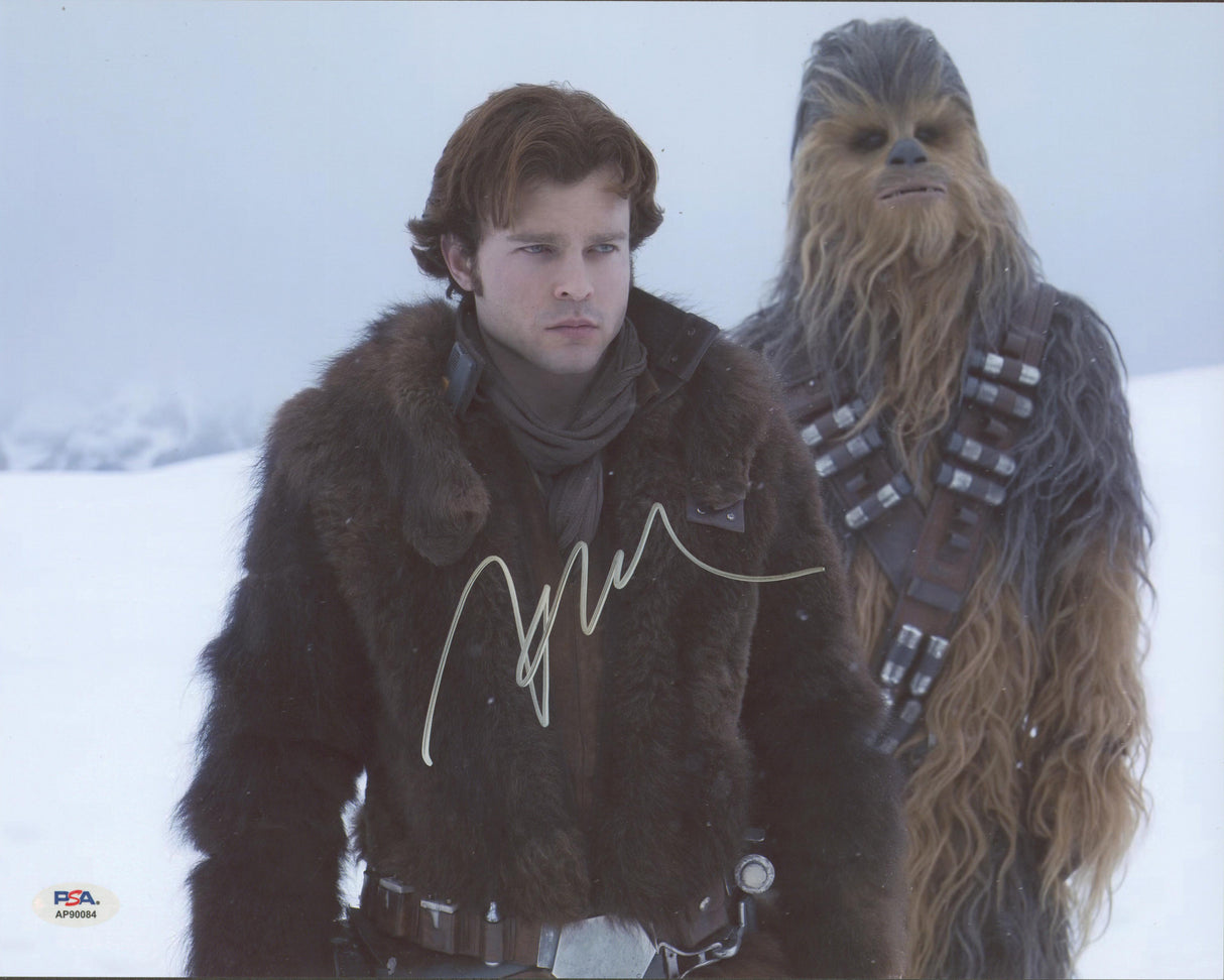 Alden Ehrenreich Solo A Star Wars Story Signed 11x14 Photo PSA/DNA #AP90084