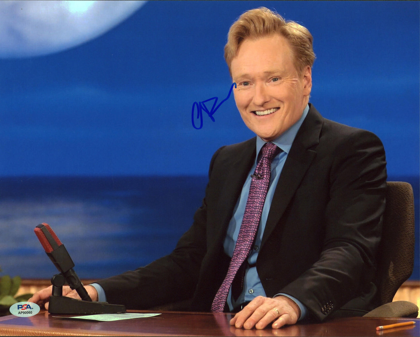 Conan O'Brien The Tonight Show Authentic Signed 11x14 Photo PSA/DNA #AP90060