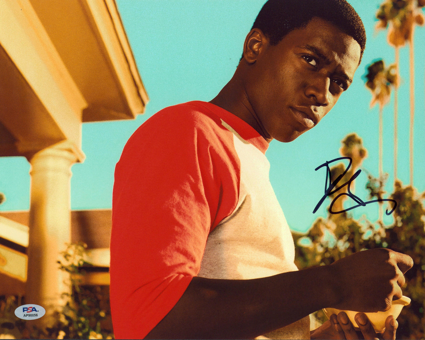 Damson Idris Snowfall Authentic Signed 11x14 Horizontal Photo PSA/DNA #AP90056