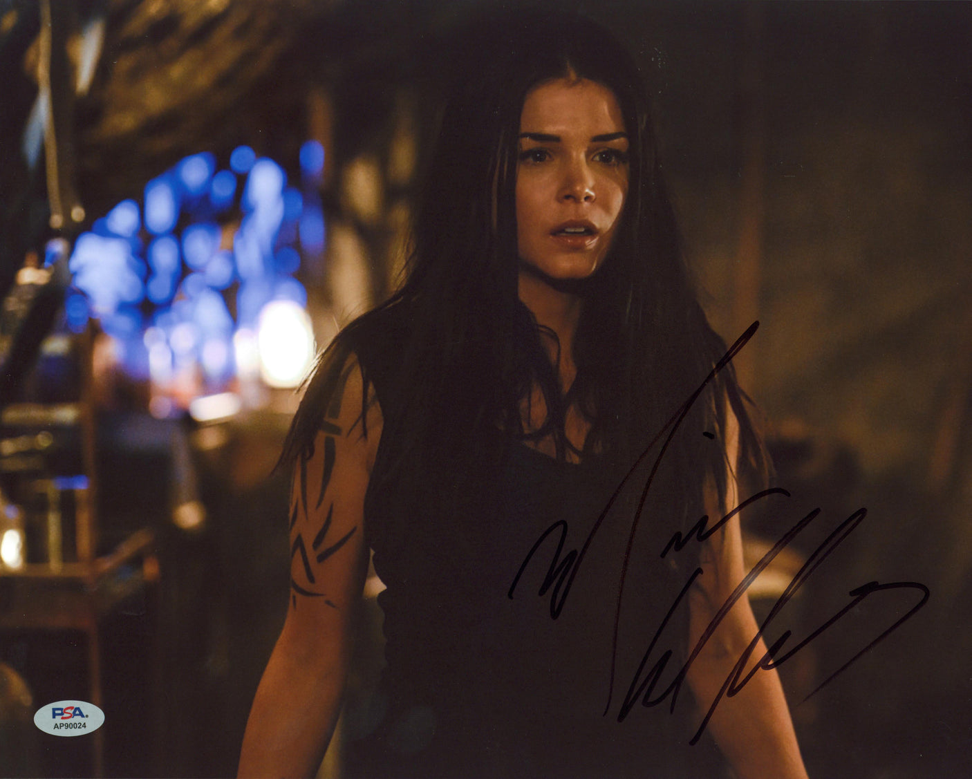 Marie Avgeropoulos The 100 Authentic Signed 11x14 Horizontal Photo PSA #AP90024