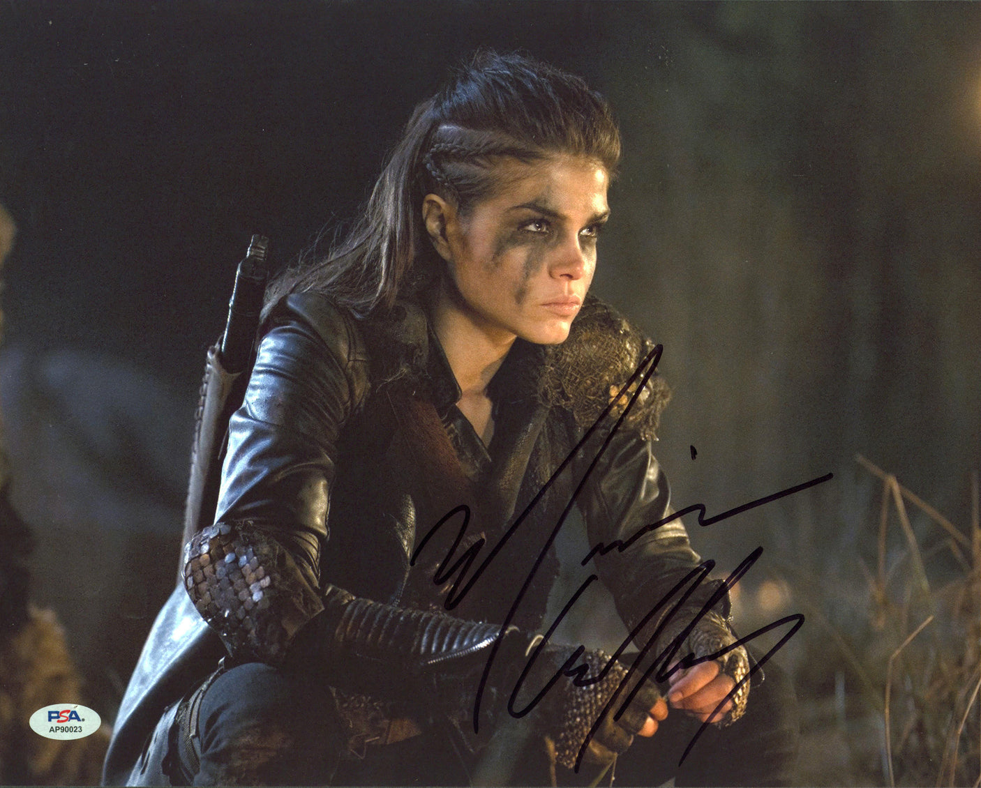 Marie Avgeropoulos The 100 Authentic Signed 11x14 Horizontal Photo PSA #AP90023