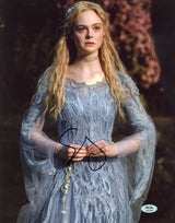 Elle Fanning Maleficent Authentic Signed 11x14 Vertical Photo PSA/DNA #AP84691