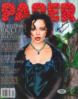 Christina Ricci Authentic Signed Paper Magazine Cover October 1998 PSA #AP84601