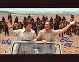 Chevy Chase & Dan Akroyd Spies Like Us Signed 11x14 Jeep Photo BAS Witnessed