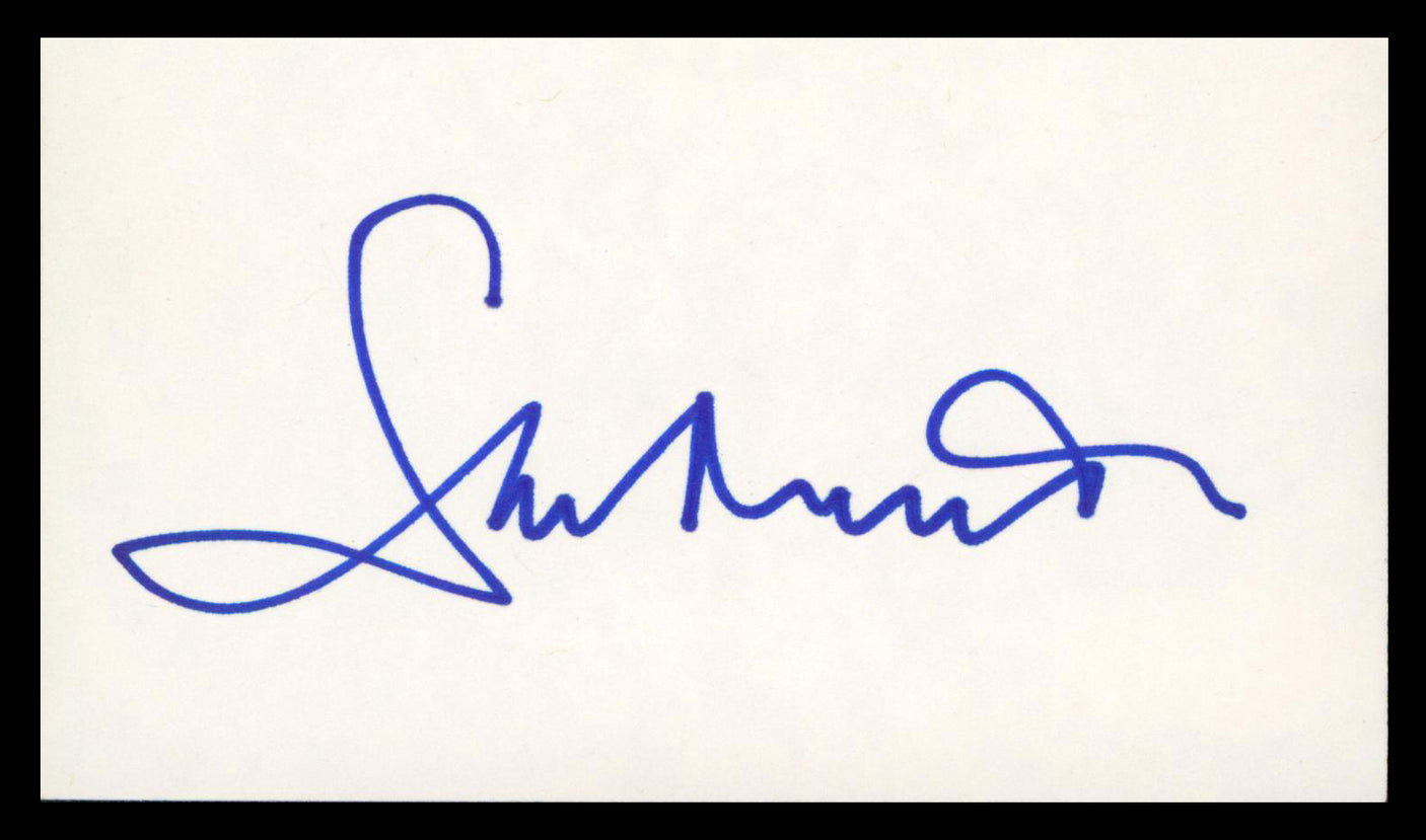 Sam Mendes American Beauty Authentic Signed 3x5 Index Card Autographed BAS