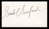 Isabel Sanford All In The Family Authentic Signed 3x5 Index Card Autographed BAS