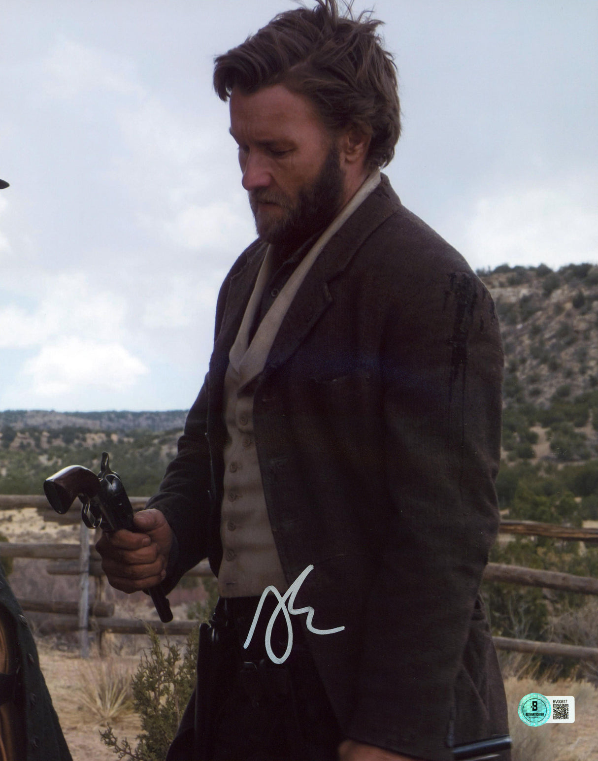 Joel Edgerton Jane Got A Gun Authentic Signed 11x14 Vertical Photo BAS #BV00817