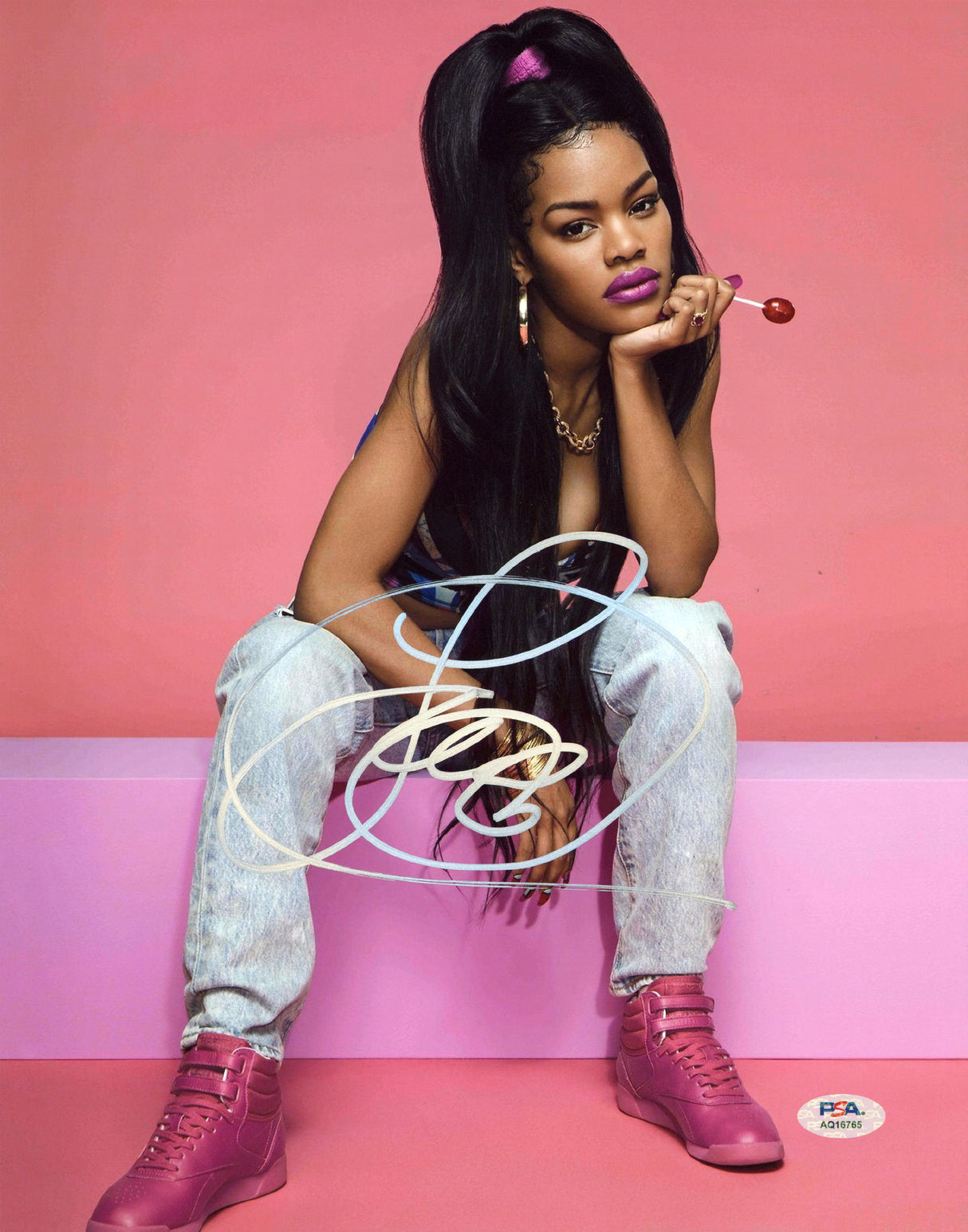 Teyana Taylor A Thousand And One Authentic Signed 11x14 Photo PSA/DNA #AQ16765