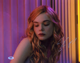 Elle Fanning The Neon Demon Authentic Signed 11x14 Photo PSA/DNA #AQ16786
