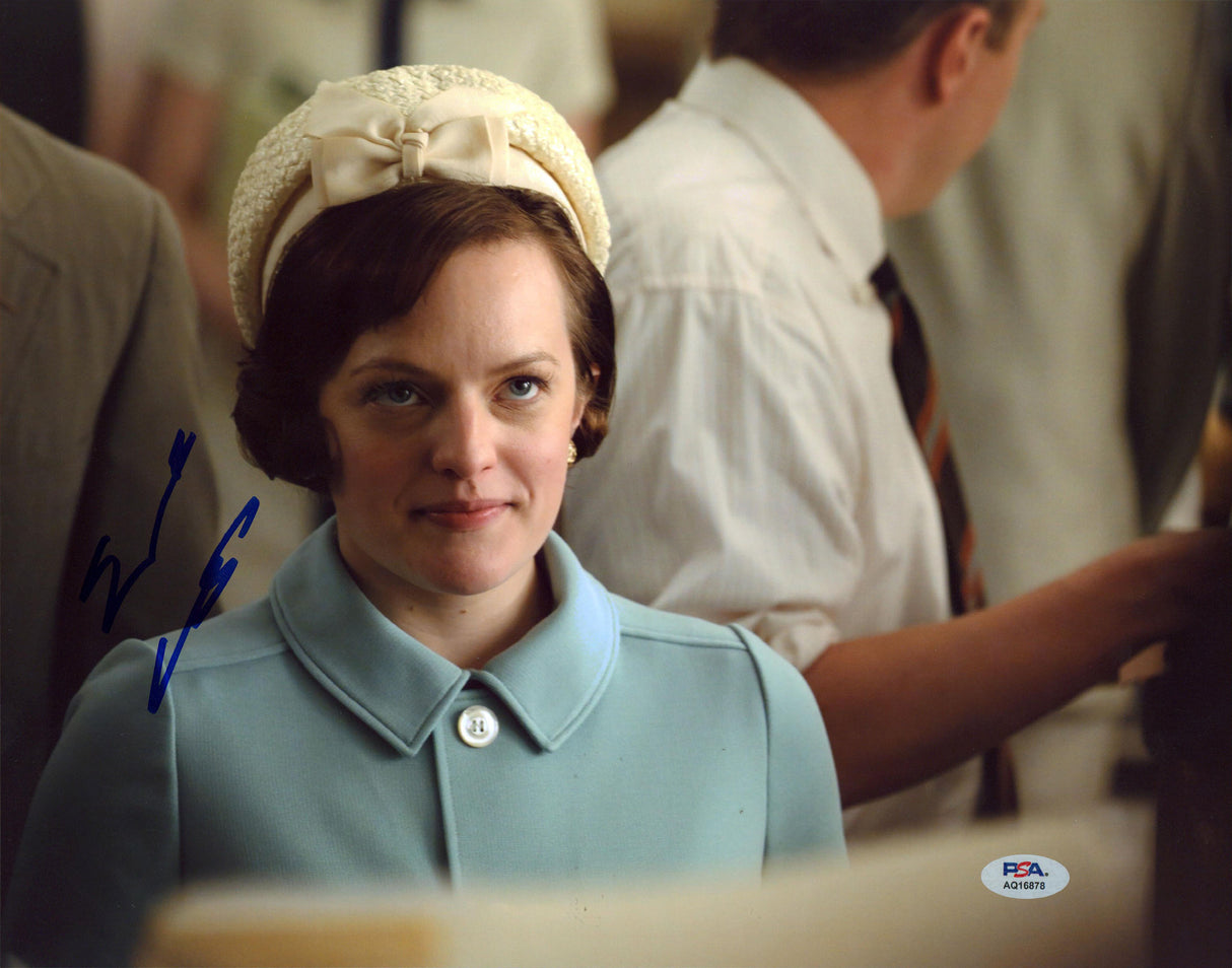 Elisabeth Moss Mad Men Authentic Signed 11x14 Horizontal Photo PSA/DNA #AQ16878