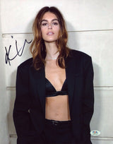 Kaia Gerber Shell Authentic Signed 11x14 Vertical Photo PSA/DNA #AQ16834