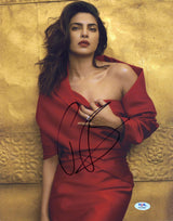 Priyanka Chopra Baywatch Authentic Signed 11x14 Vertical Photo PSA/DNA #AQ16807