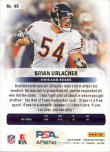 Bears Brian Urlacher Signed 2023 Panini Prestige XP #48 Card PSA/DNA #AP90741