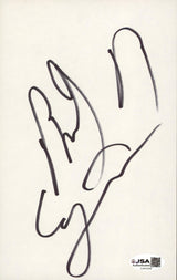 Billy Ray Cyrus Country Musician Authentic Signed 5x8 Cut Signature JSA #CJ41556
