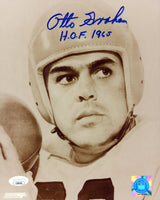 Browns Otto Graham "H.O.F. 1965" Authentic Signed 8x10 Photo JSA #CD80481