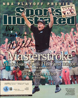 Phil Mickelson "This Jumps For You!" Signed April 2004 SI Magazine BAS #BU64160