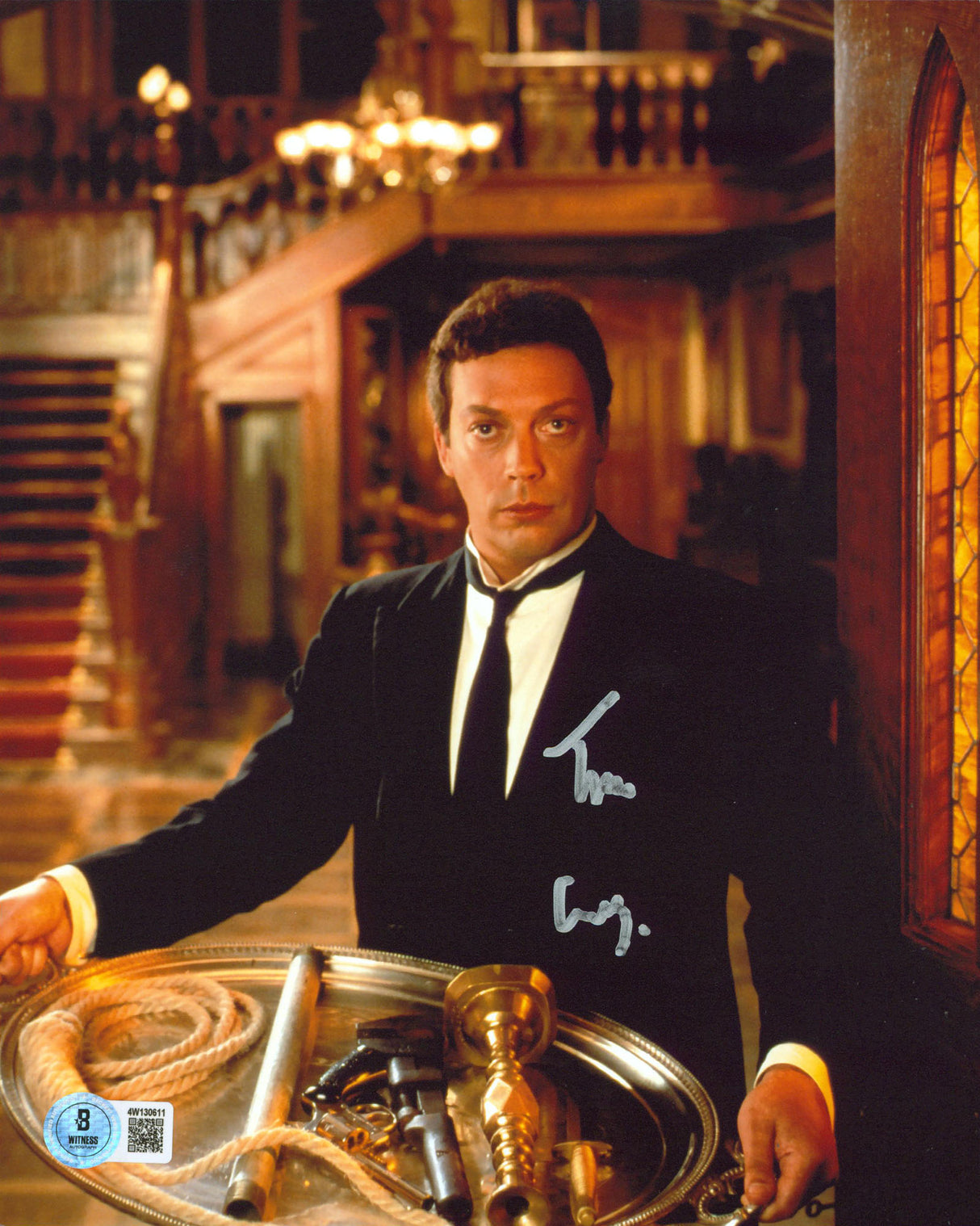 Tim Curry Clue Authentic Signed 8x10 Vertical Photo Autographed BAS 2