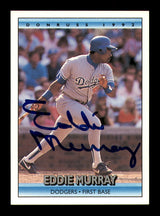 Eddie Murray Autographed 1992 Donruss Card #392 Los Angeles Dodgers SKU #183355