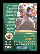Eddie Murray Autographed 1993 Score Select Card #29 New York Mets SKU #183356